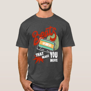 T-shirt Des Beautés Qui Vous Font Bouger Retro Music Des