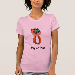T-shirt Des bonbons ou un sort avec la huée de huée le