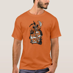 T-shirt Des bonbons ou un sort vintage de sorcière de