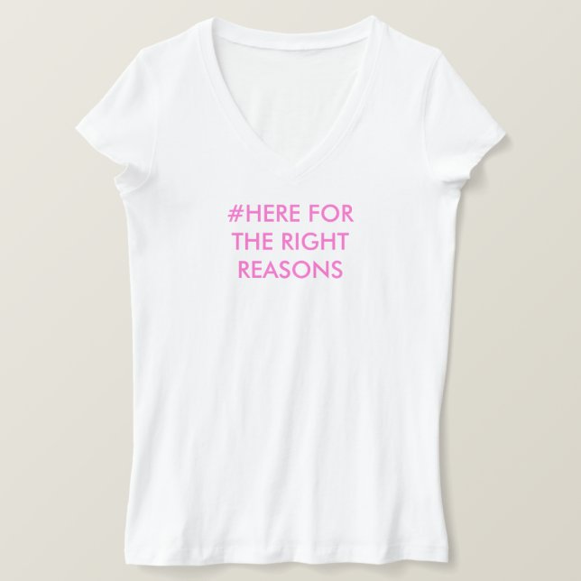 T-shirt des bonnes raisons (Design devant)