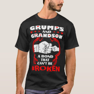 T-shirt Des bougons et le lien de petit-fils qui