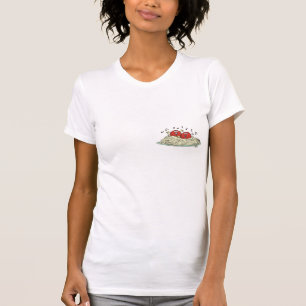 T-shirt des boulettes de viande chantant sur des spaghetti