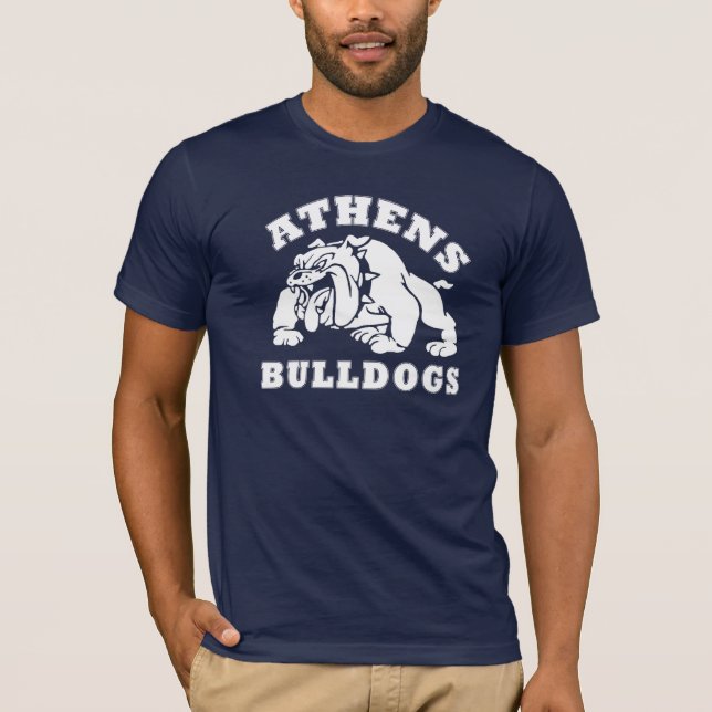 T-shirt des Bulldogs d'Athènes (Devant)