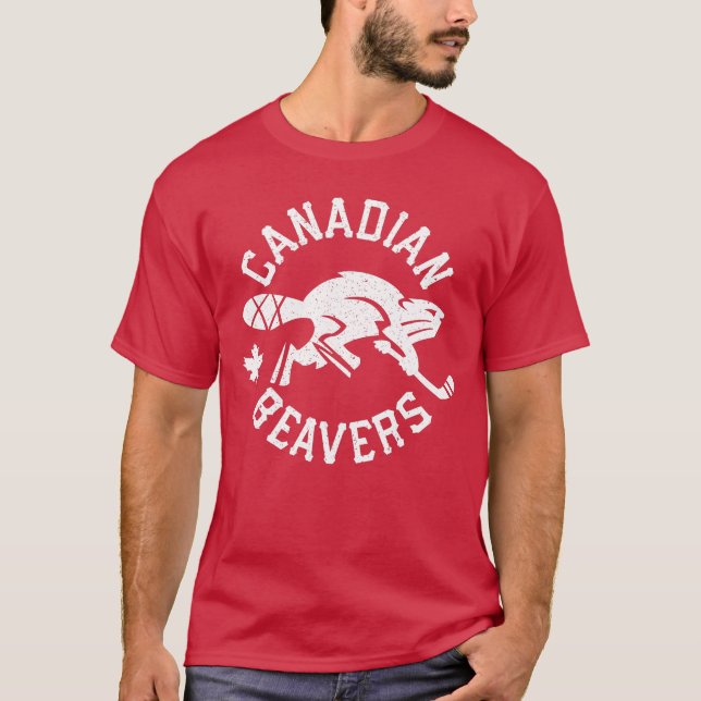 T-shirt des castors canadiens (Devant)