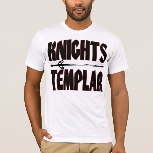 T-SHIRT DES CHEVALIERS TEMPLAR (Devant)