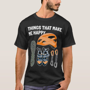 T-shirt Des Choses Qui Me Rendent Heureux Sport Gratuit Cl