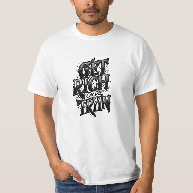 T-shirt « Des créations uniques faites juste pour vous. » (Devant)