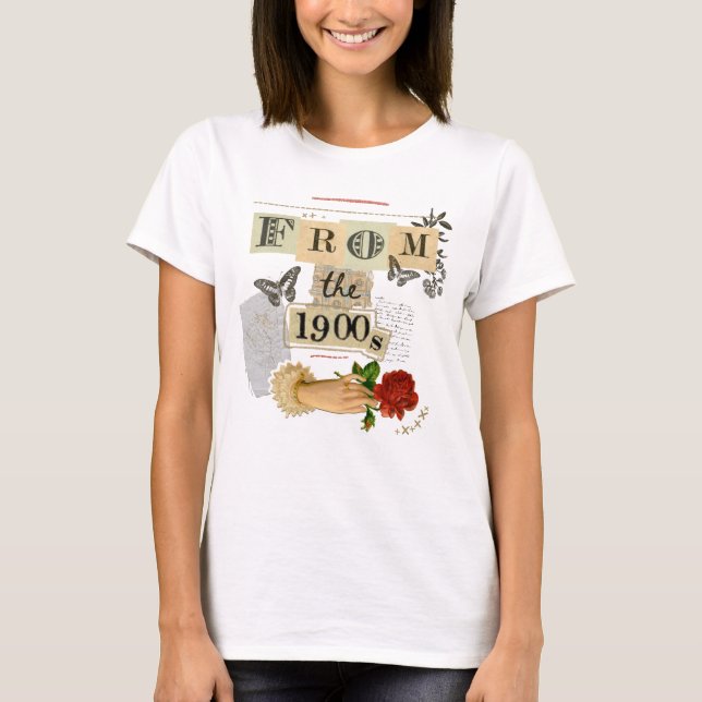 T-shirt Des dames des années 1900 (Devant)