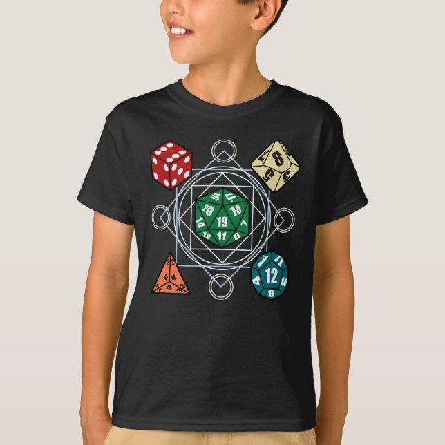 T-shirt Dés de jeu (Devant)