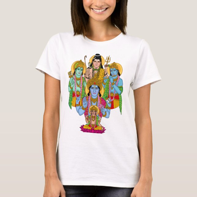 T-Shirt des Dieux Hindous (Devant)