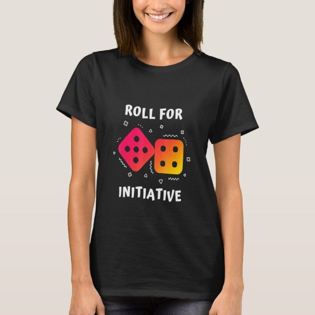 T-shirt Dés d'initiative (Devant)
