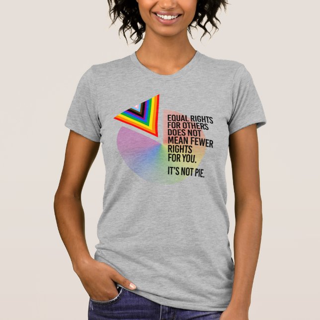T-shirt Des droits égaux pour les autres  (Devant)