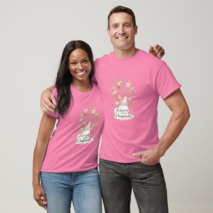 T-shirt Des empreintes de pattes pour toujours