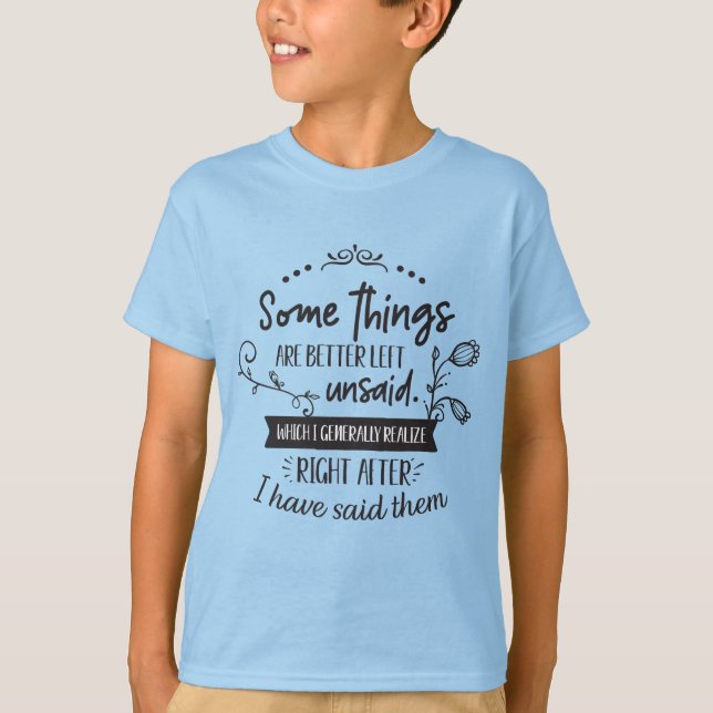 T-shirt des enfants amusants (Devant)