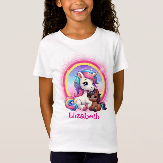 T-shirt des enfants Biracial Mixed Race Magique Un (Devant)