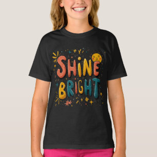 T-shirt des enfants brillants - Motivation colorée
