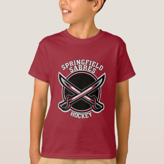 T-shirt des enfants de Red Springfield Sabers