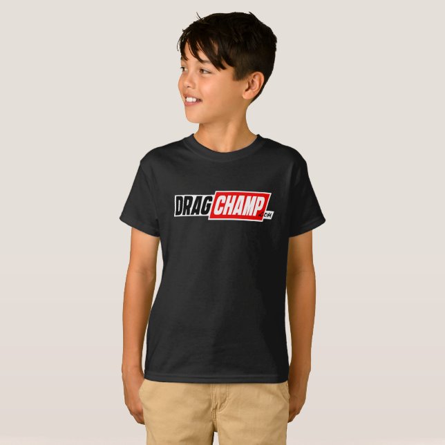 T-shirt des enfants DragChamp (Devant entier)