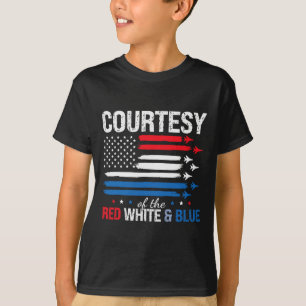 T-shirt Des États-Unis Rouge Blanc Et Bleu 4 juillet Me Fe
