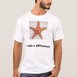 T-shirt des étoiles de mer, j'ai fait une différence !
