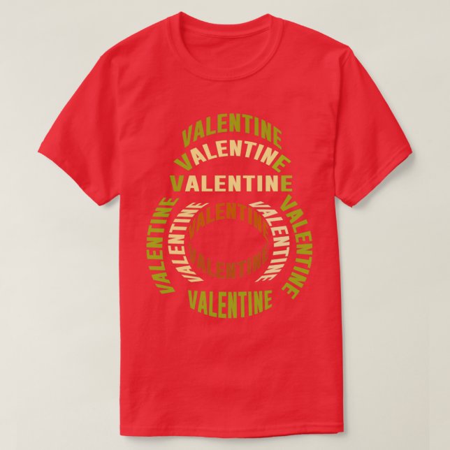 T-shirt des expressions Extraordinaires de Saint-Valentin  (Design devant)