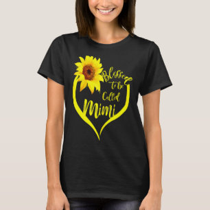 T-shirt Des Femmes Béni D'Être Appelée Grand-Père De Tourn