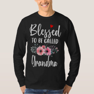T-shirt Des Femmes Béni D'Être Appelées Fête Des Mères De 