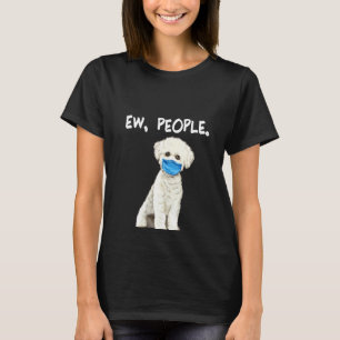 T-shirt Des Femmes Bichons Frise Ew Des Chiens Portant Le 
