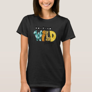T-shirt Des Femmes Élevant Sauvage Les Choses Tournesol Gr