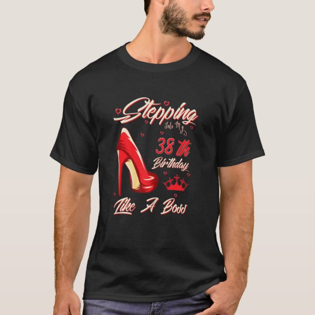T-shirt Des Femmes Entrant Dans Mon 38E Anniversaire Comme (Devant)