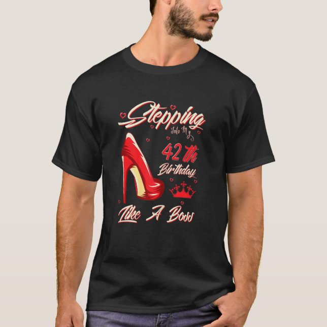 T-shirt Des Femmes Entrant Dans Mon 42E Anniversaire Comme (Devant)