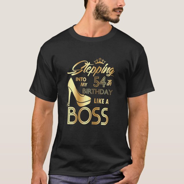 T-shirt Des Femmes Entrant Dans Mon 54E Anniversaire Comme (Devant)