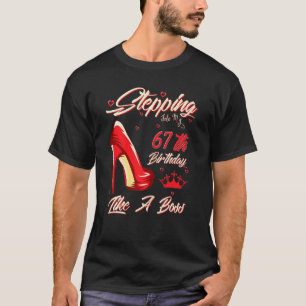 T-shirt Des Femmes Entrant Dans Mon 67E Anniversaire Comme