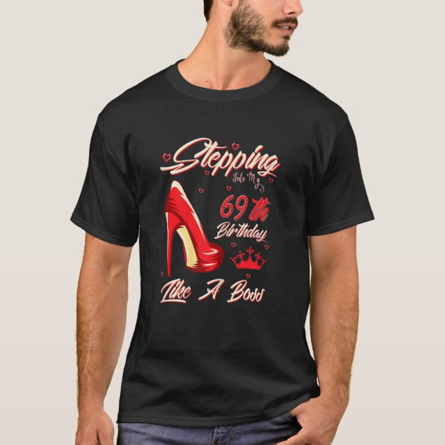 T-shirt Des Femmes Entrant Dans Mon 69E Anniversaire Comme (Devant)