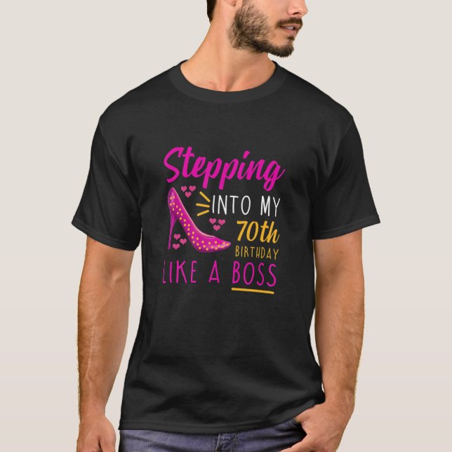 T-shirt Des Femmes Entrant Dans Mon 70E Anniversaire Comme (Devant)