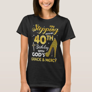 T-shirt Des Femmes Entrent Dans Mon 40E Anniversaire Avec