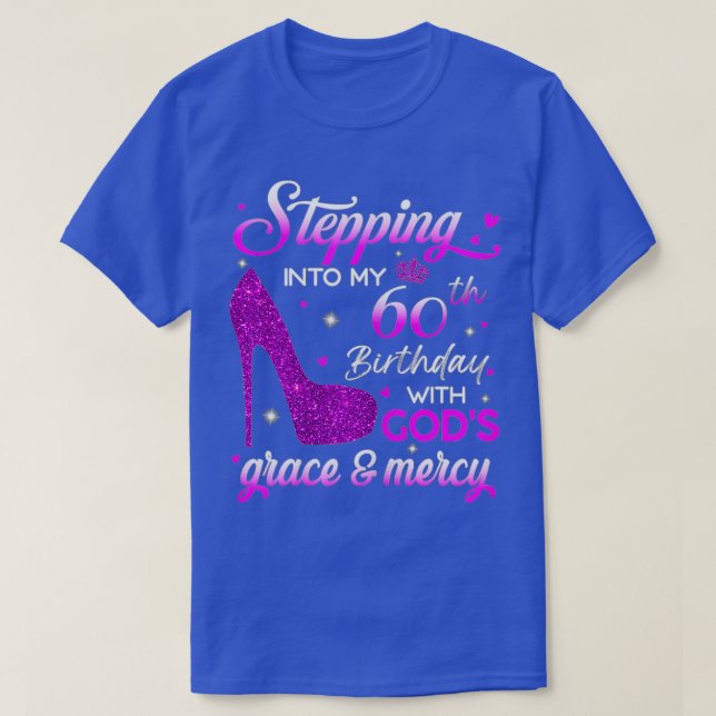 T-shirt Des femmes entrent dans mon 60e anniversaire avec  (Design devant)