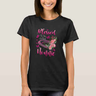 T-shirt Des Femmes Heureuses D'Être Appelées Nonnie Floral