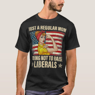 T-shirt Des Femmes Juste Une Maman Régulière Essayant De N