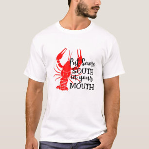 T-shirt Des femmes mettent du sud dans votre poisson à la 