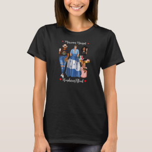 T-shirt Des femmes noires mexicaines ont élevé du sang hon