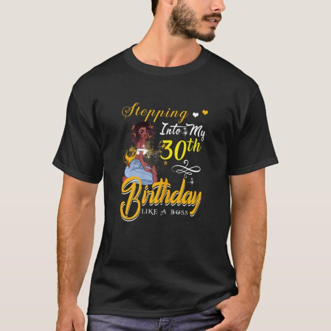 T-shirt Des Femmes Qui Entrent Dans Mes 30 Anniversaires C (Devant)