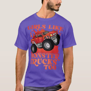 T-shirt Des Filles Comme Des Camions Monster Too 716