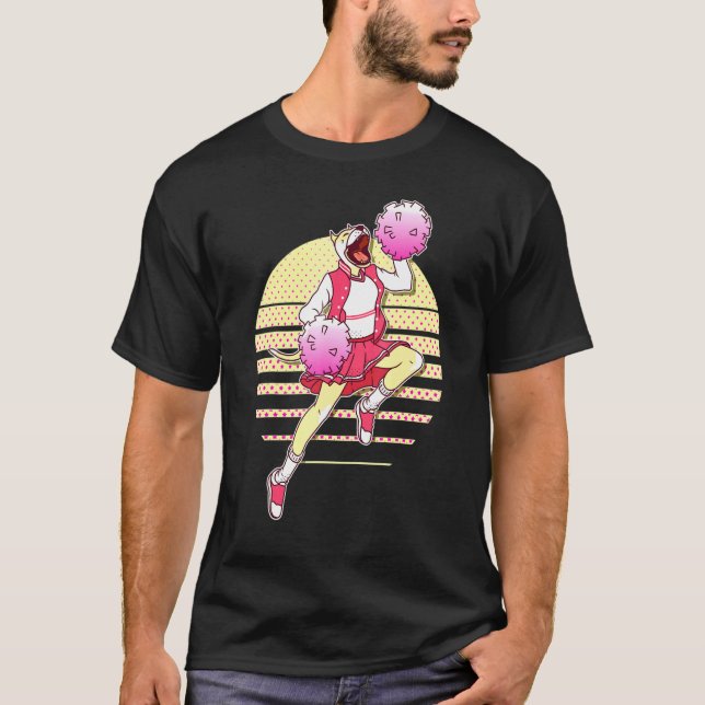T-shirt Des filles Cool Pitbull Cheerleader Cheer Cheerlea (Devant)