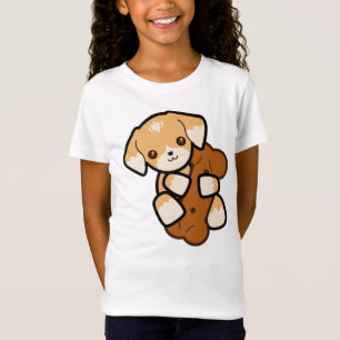 T-Shirt Des filles en t-shirt, des fillettes en vêtements