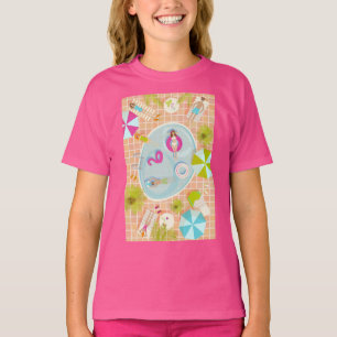 T-shirt Des filles et des garçons du bikini jouant au jeu