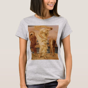 T-shirt Des Filles Grecques Ramassent Des Galets Par Lord 