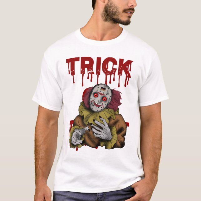 T-shirt Des friandises ou un sort (Devant)