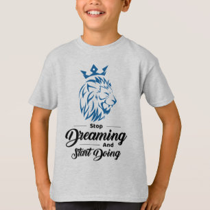 T-Shirt des Garçons Lions Motivationnels