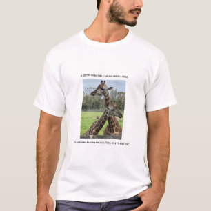 T-shirt Des girafes dans un bar..